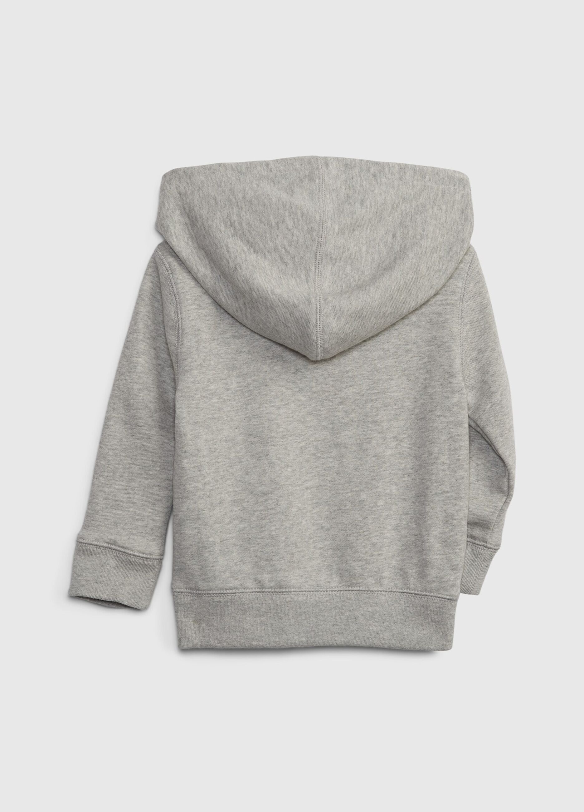 Hoodie with logo patch