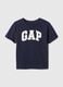 Blue Short Sleeve T-shirt with GAP Logo_0