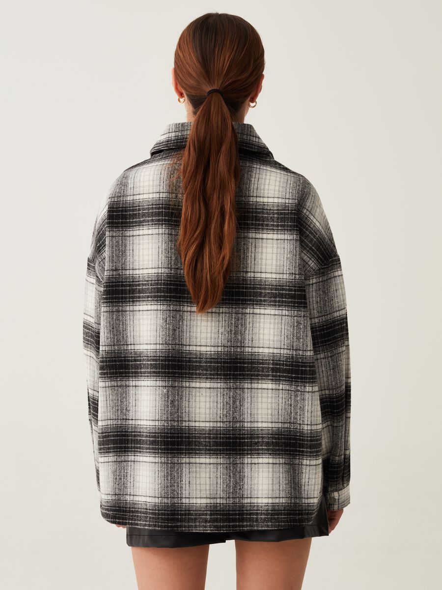 Shacket oversize in flanella fantasia check_2