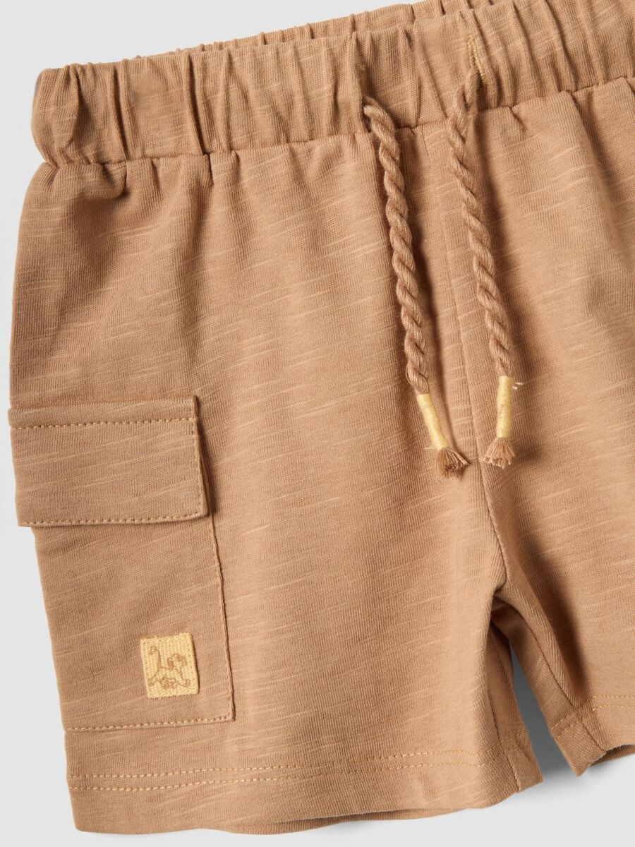 Yellow and brown organic cotton baby outfit_2