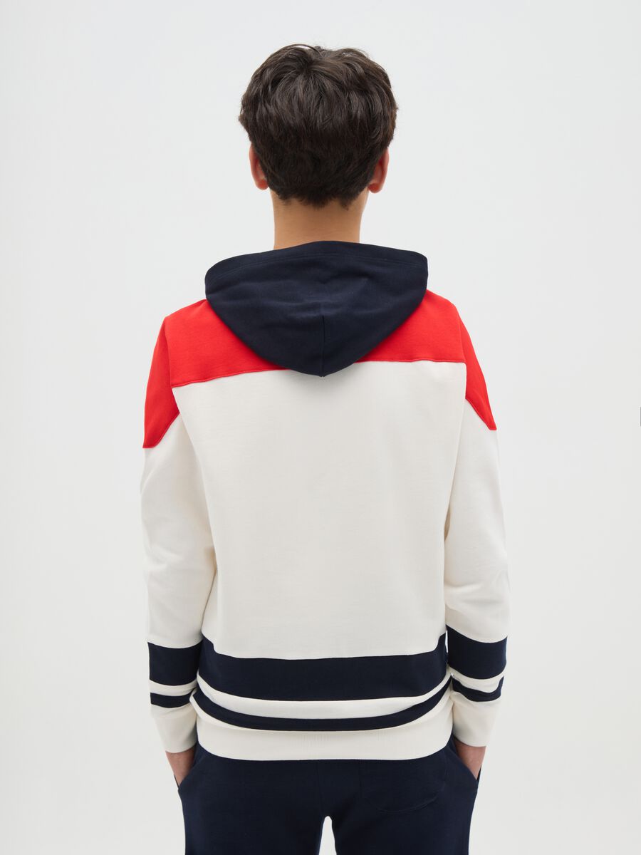 Sweatshirt with hood and "ATH.LDN" embroidery_2
