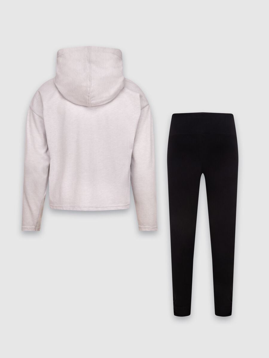 Set felpa con cappuccio e leggings_1