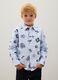 Multicolour regular fit pure cotton child's shirt_0