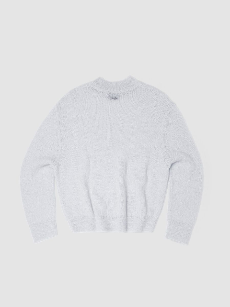 Mohair Crew Neck Light Beige_8