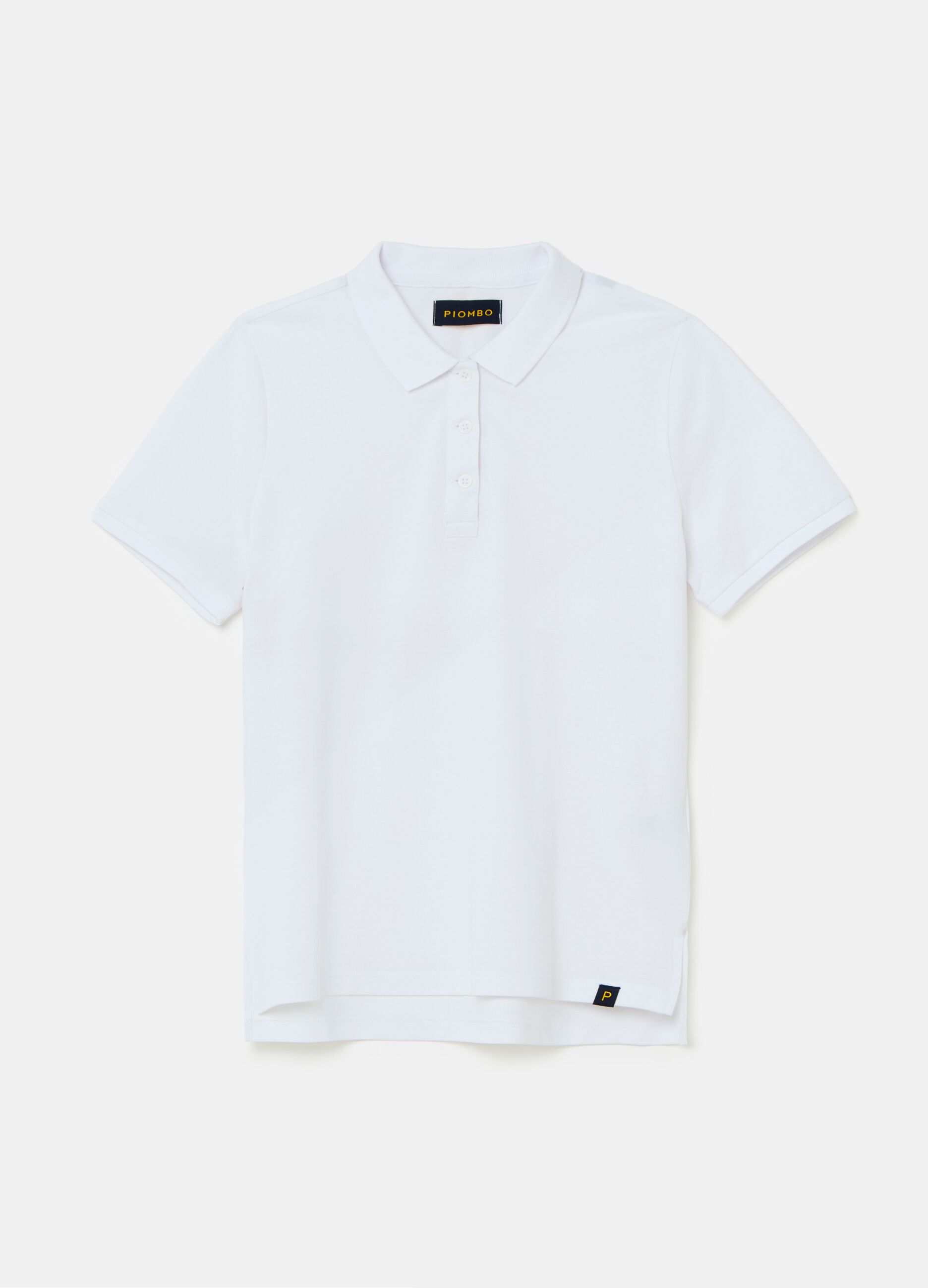 Cotton pique polo shirt