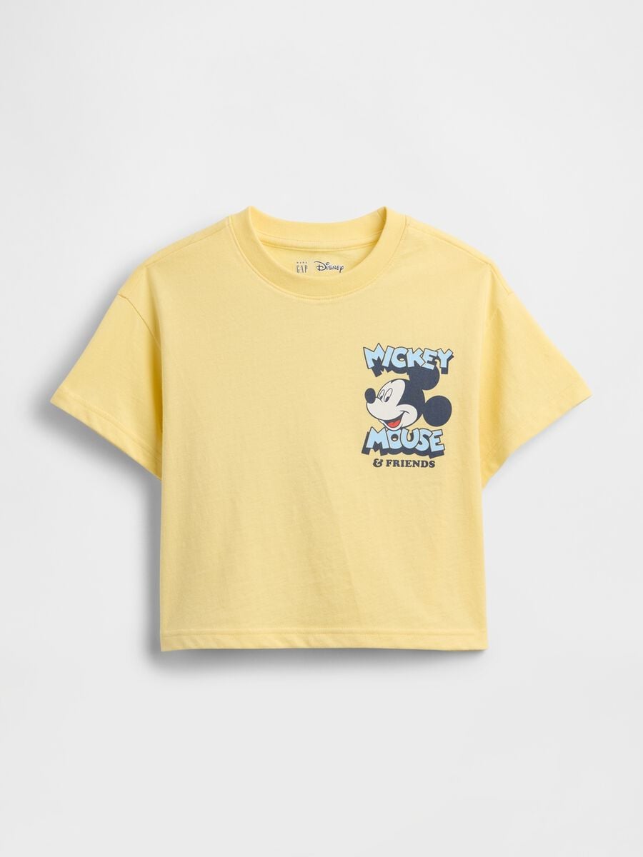 Pure cotton short-sleeve T-shirt with print_0