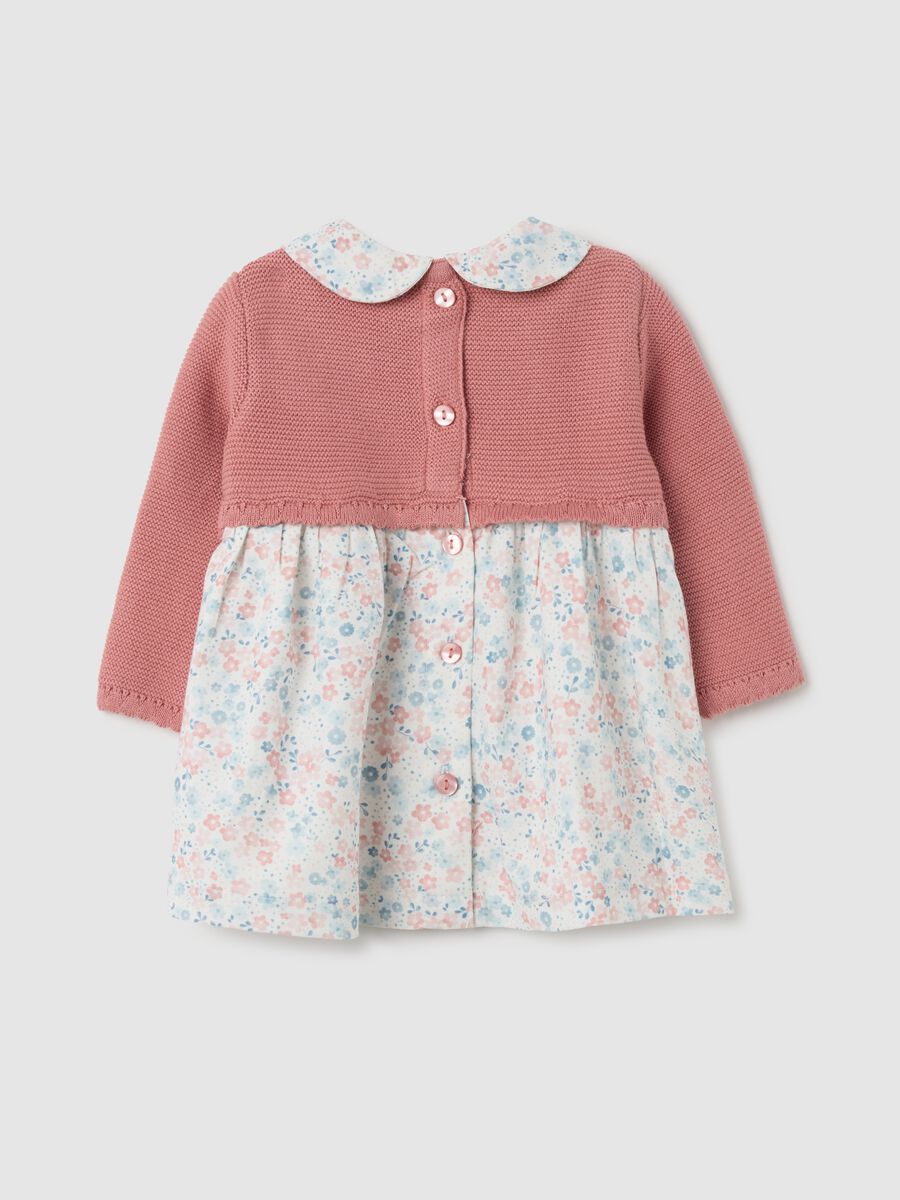 Multicolour regular fit pure cotton baby dress_1