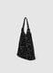 Black Sequined Shoulder Bag_1