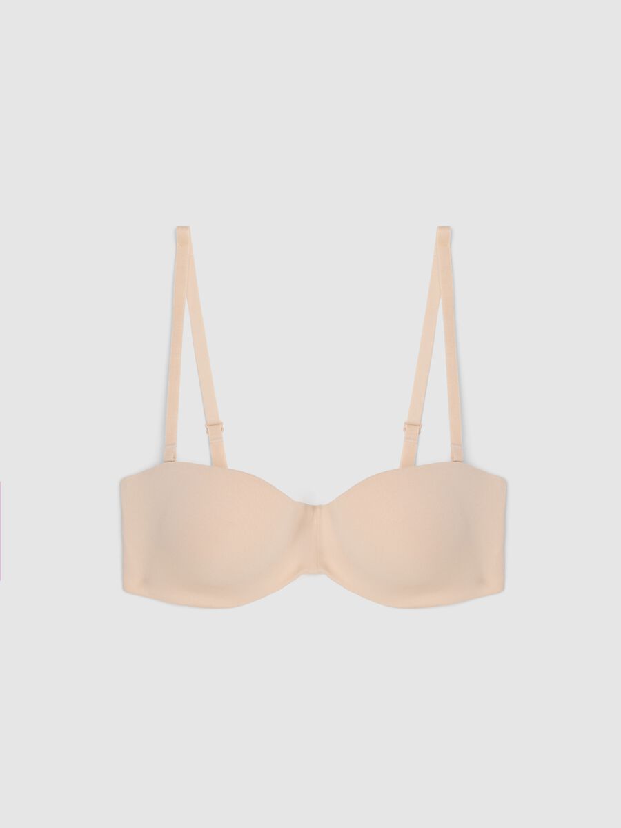 Reggiseno balconette beige con imbottitura removibile_4