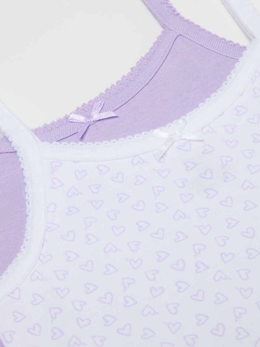 Girls' multicolour cotton vests in regular fit_2