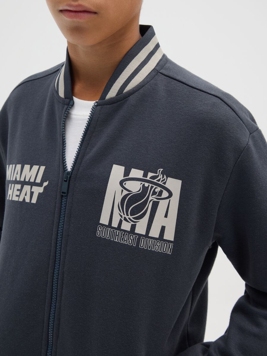 Children's multicolour cotton blend regular fit sweatshirt Miami Heat_2