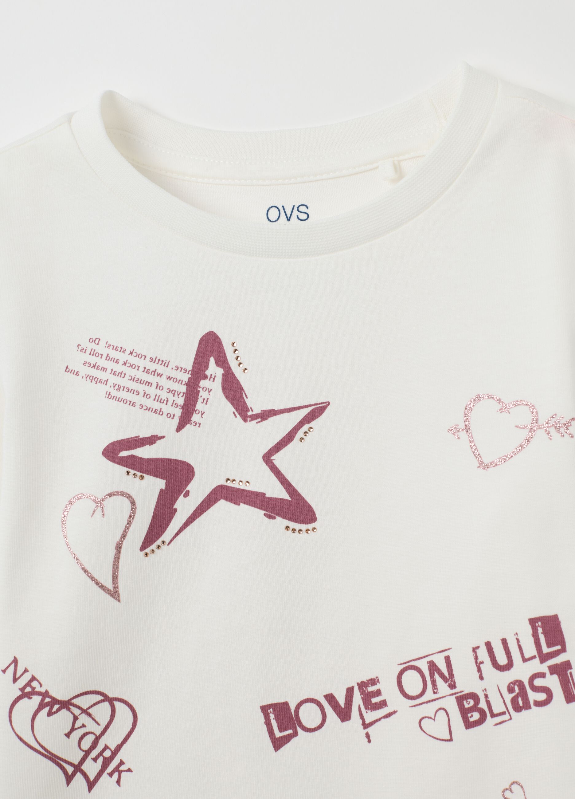White regular fit pure cotton girl's top