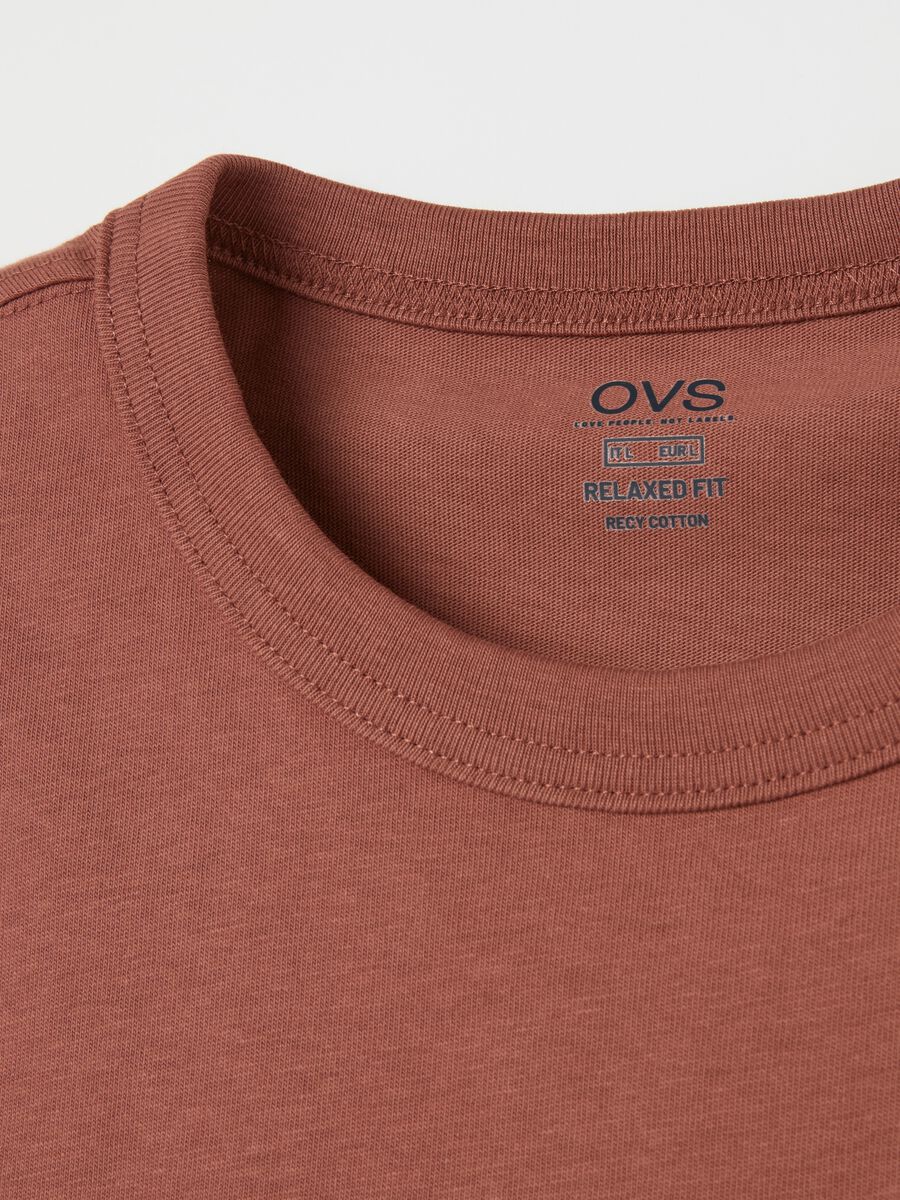 Cotton T-shirt with round neck_5