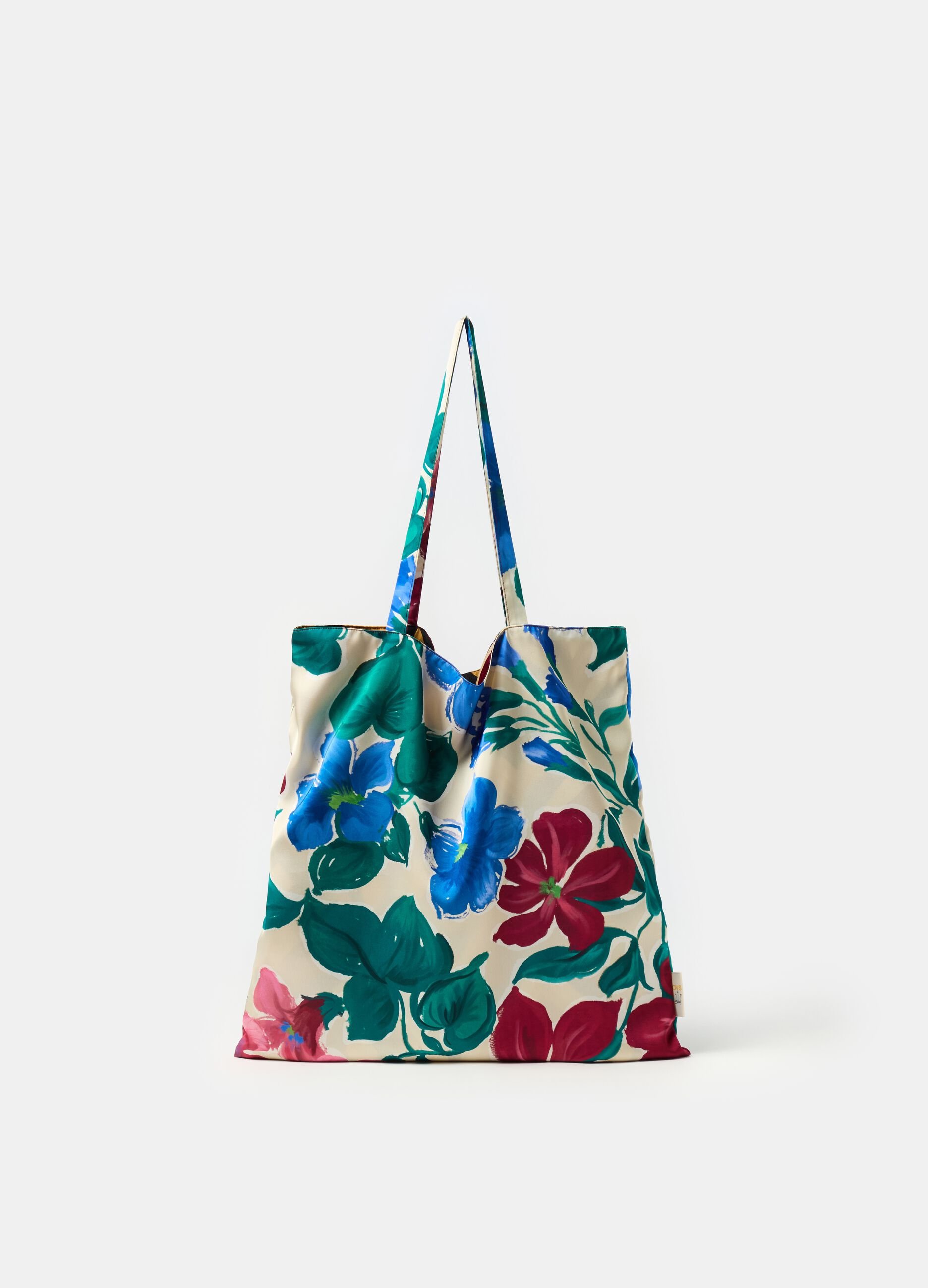 Quid reversible shopping bag with print