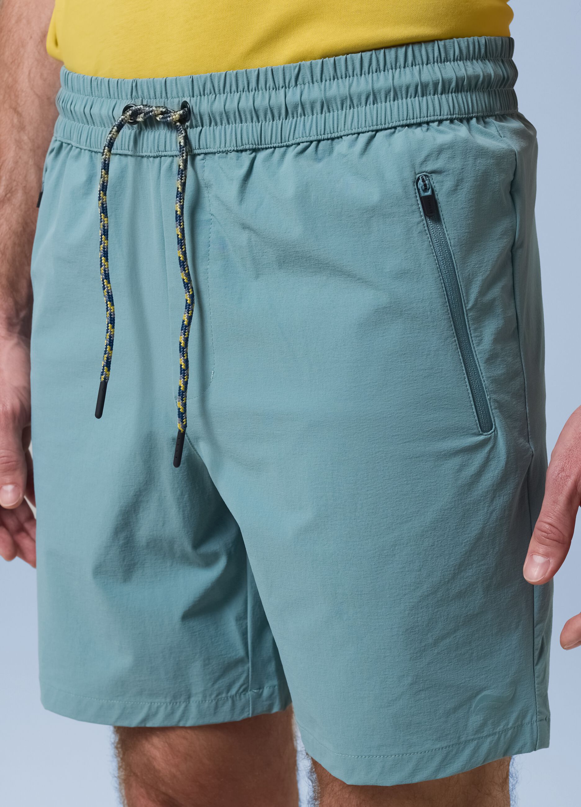 Green ALTAVIA SAILING shorts in stretch fabric