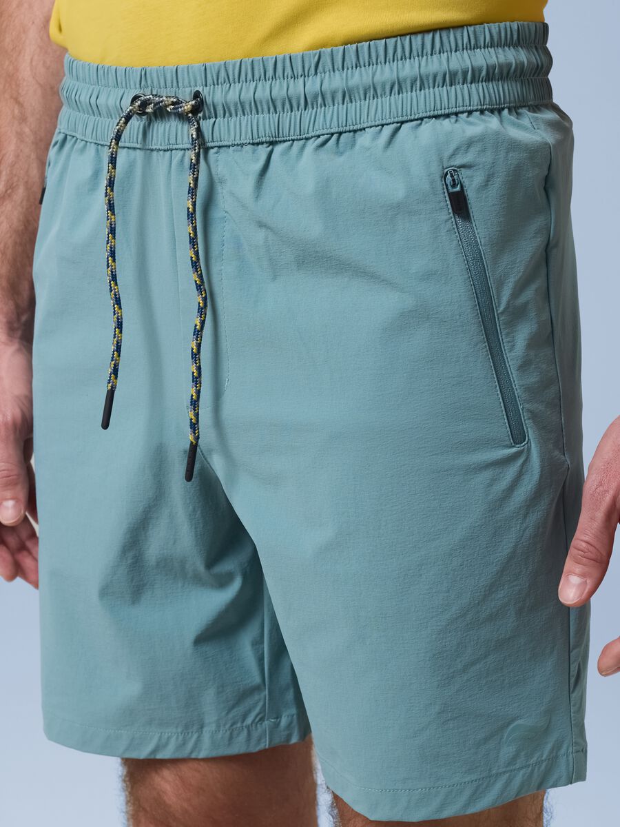 Shorts ALTAVIA SAILING verdi in tessuto elasticizzato_3