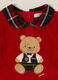 Red velour set with teddy bear_2
