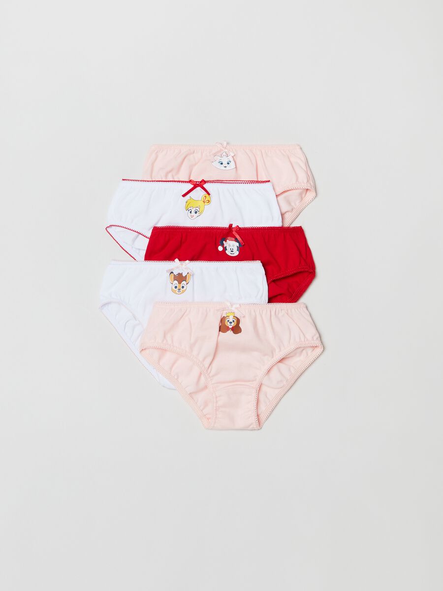 Set cinque slip stampa natalizia Minnie_0