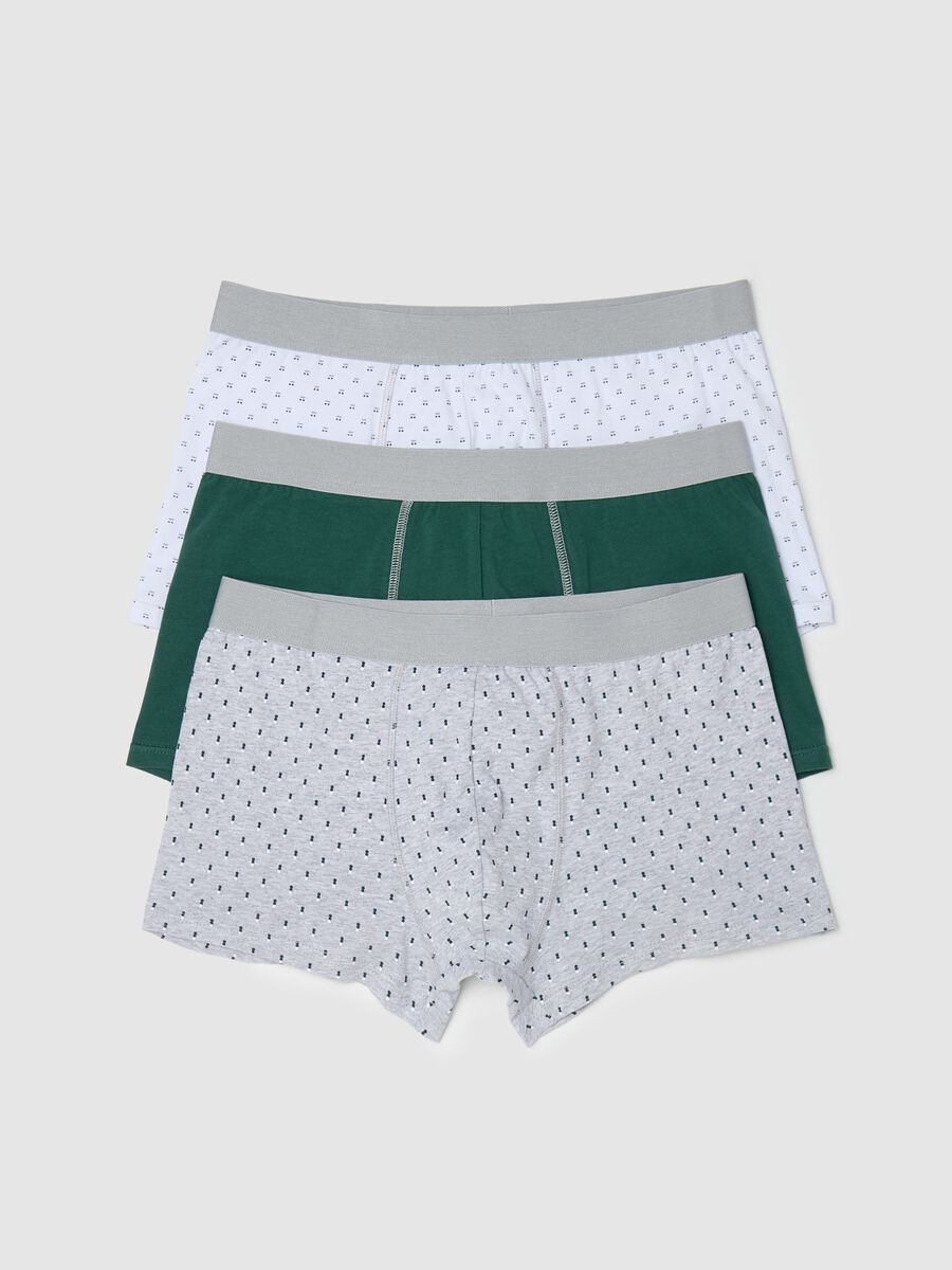 Three-pack boxer shorts with micro pattern_4
