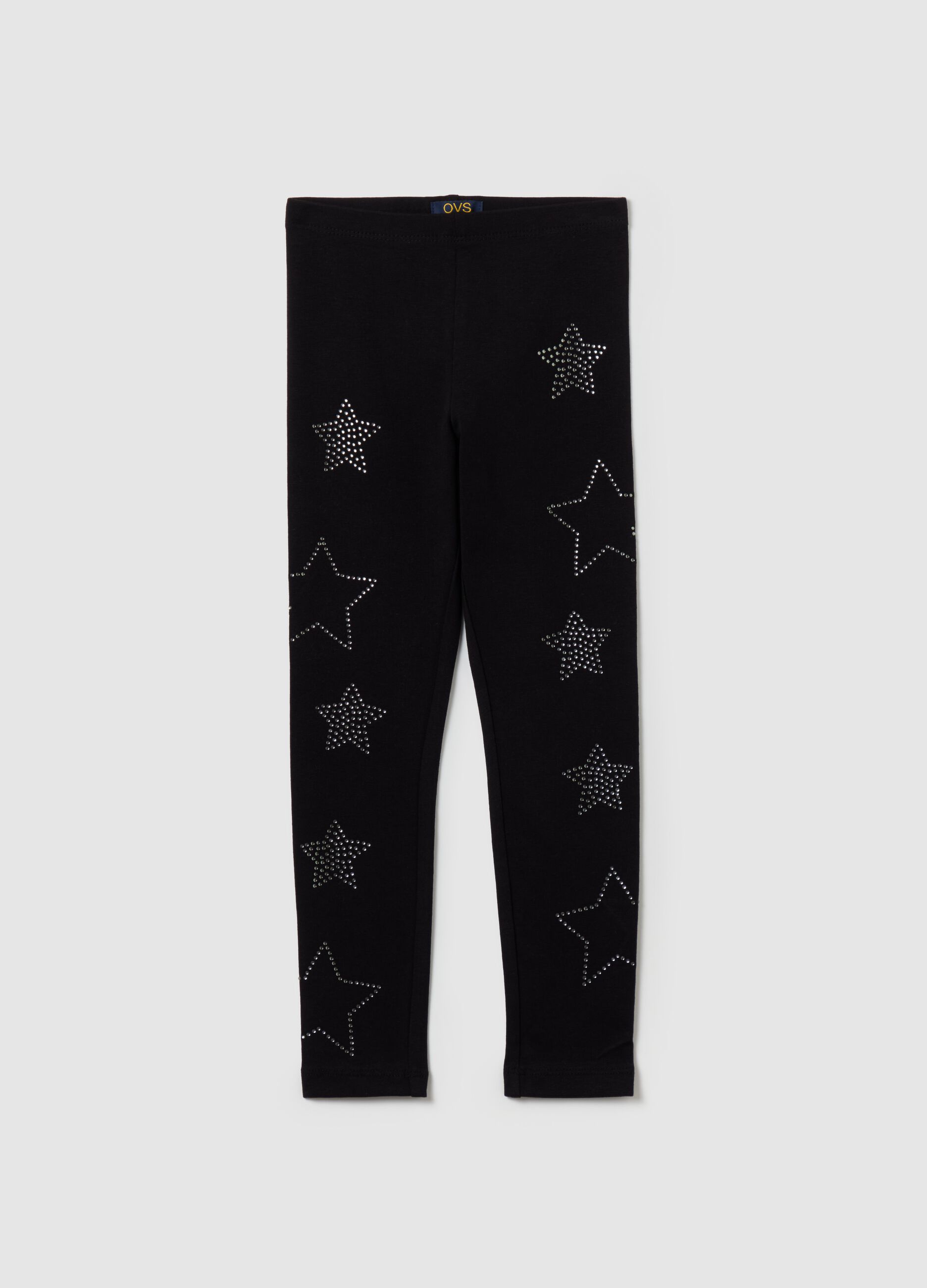 Leggings con stelle e borchie Nero OVS KIDS da Bambina OVS