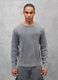 Ribbed Longsleeve T-shirt Washed Grey_0