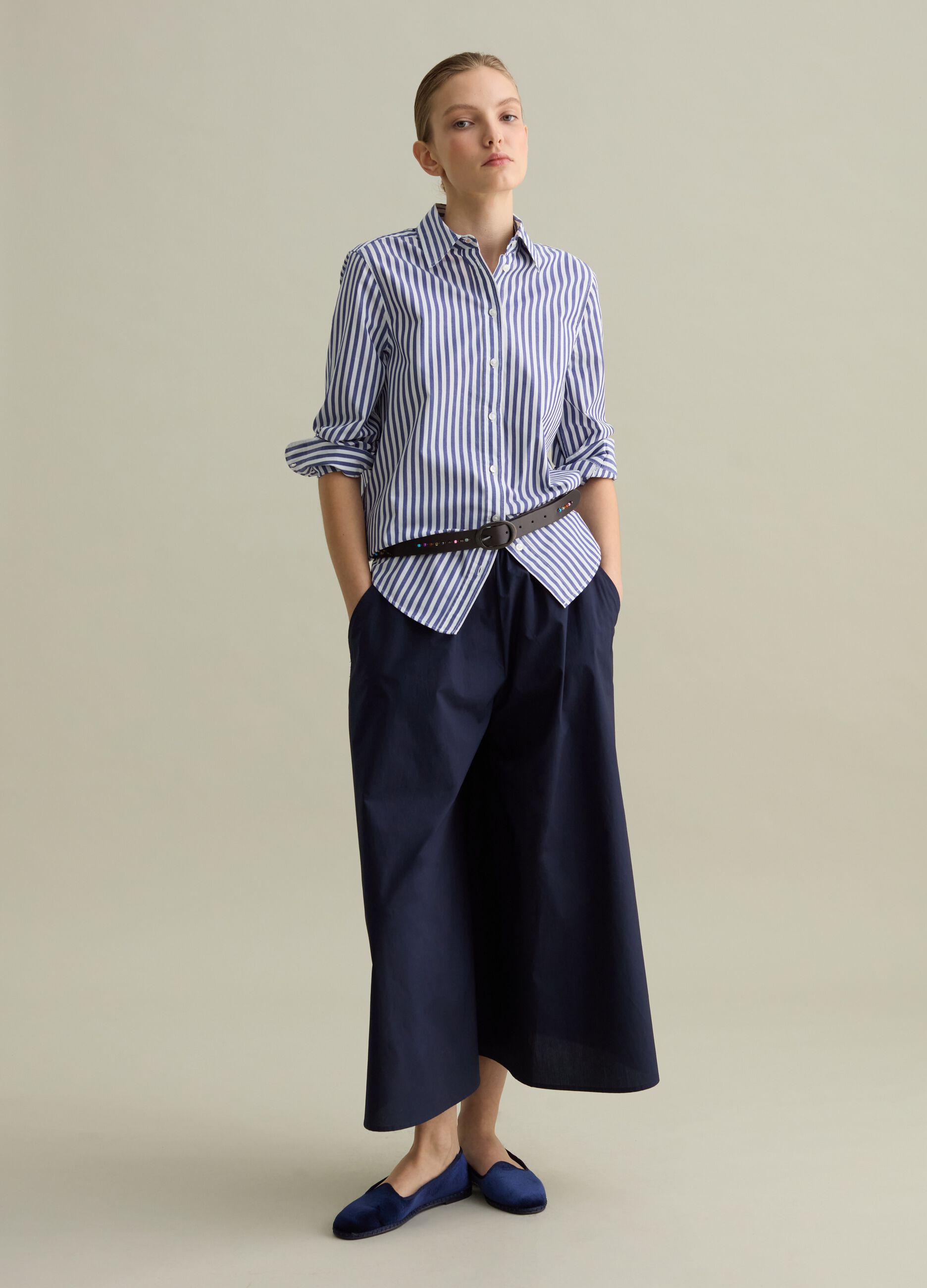 Gonna pantalone in cotone