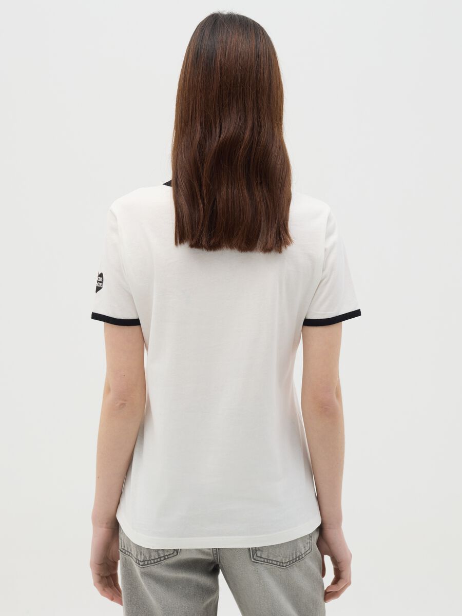 White T-shirt in cotton with Care Bears print_3