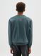 Kids' Green Crew Neck Sweatshirt with Print_2