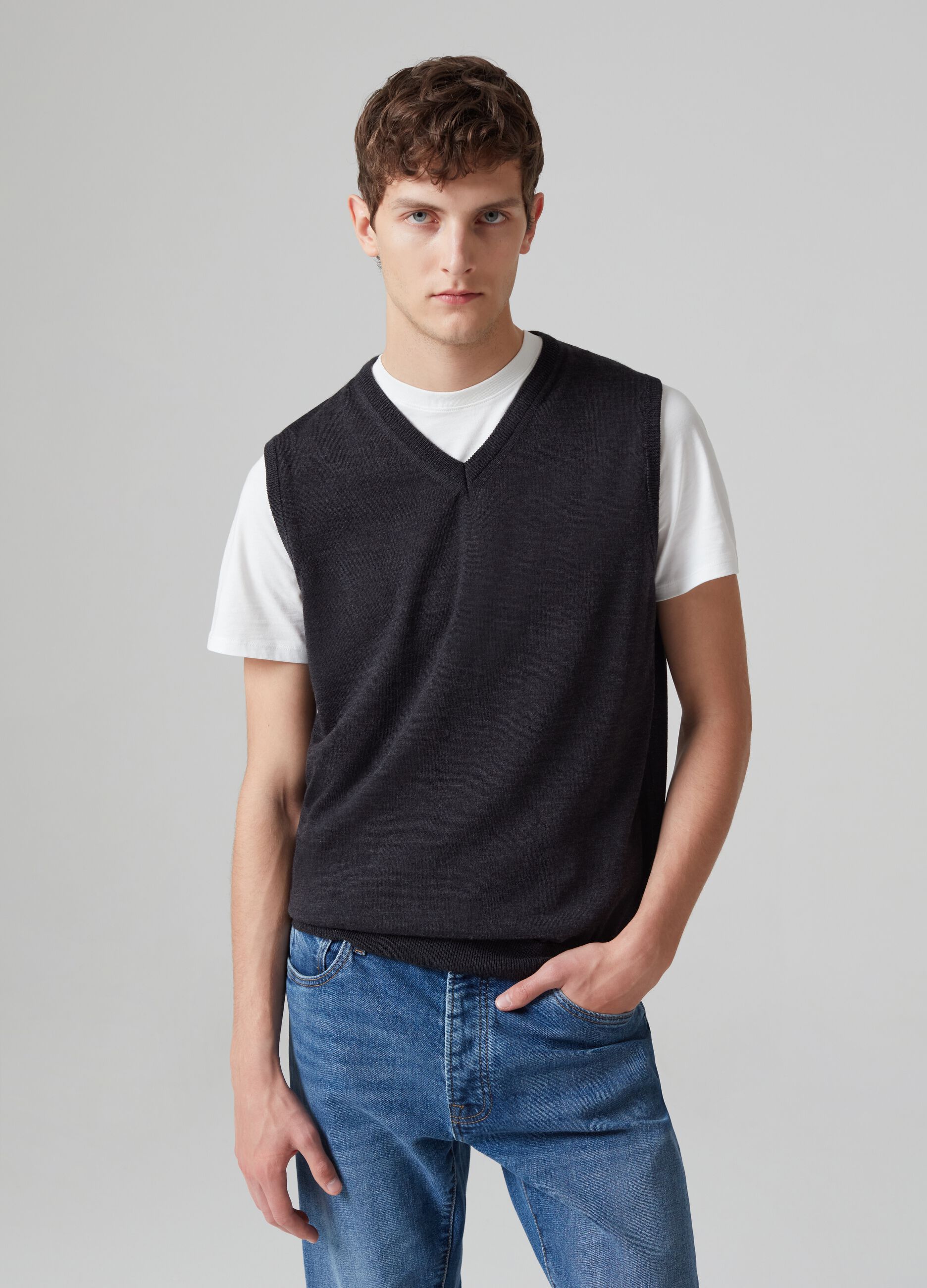 Gilet maglia uomo store