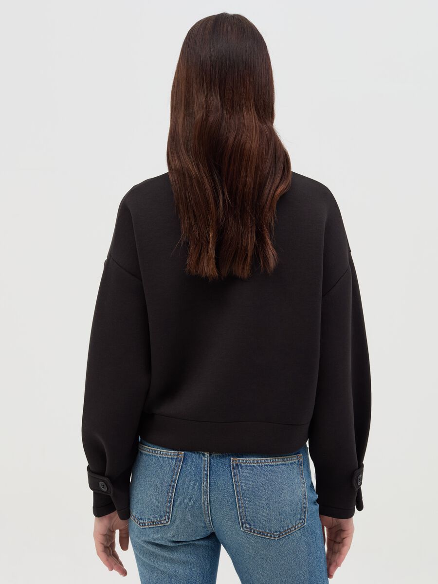 Bomber jacket with mock neck_3