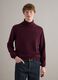 Regular fit red lambswool turtleneck sweater_2