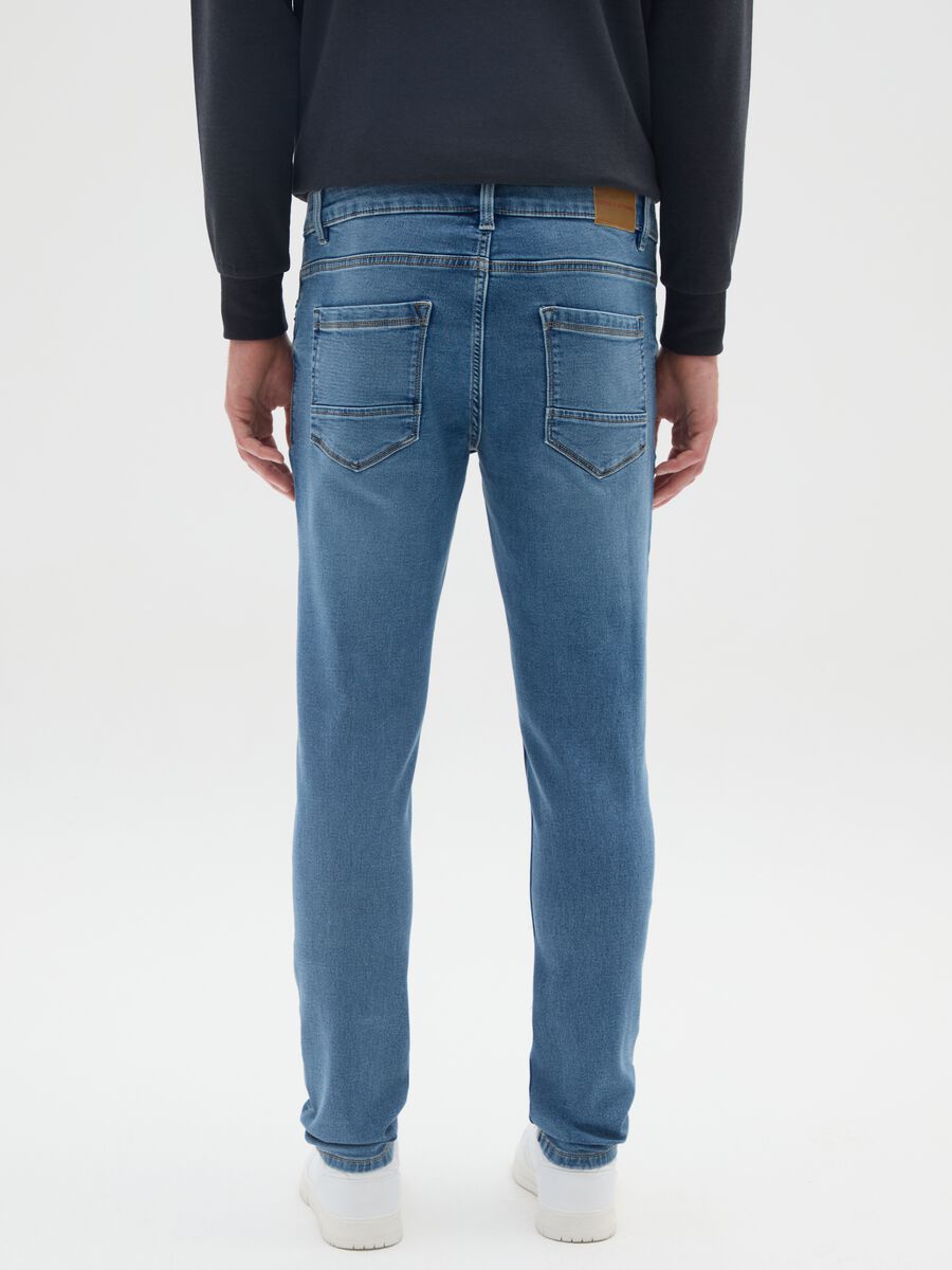 Jeans in denim blu slim fit_2