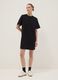 Black pure cotton relaxed-fit dress_0