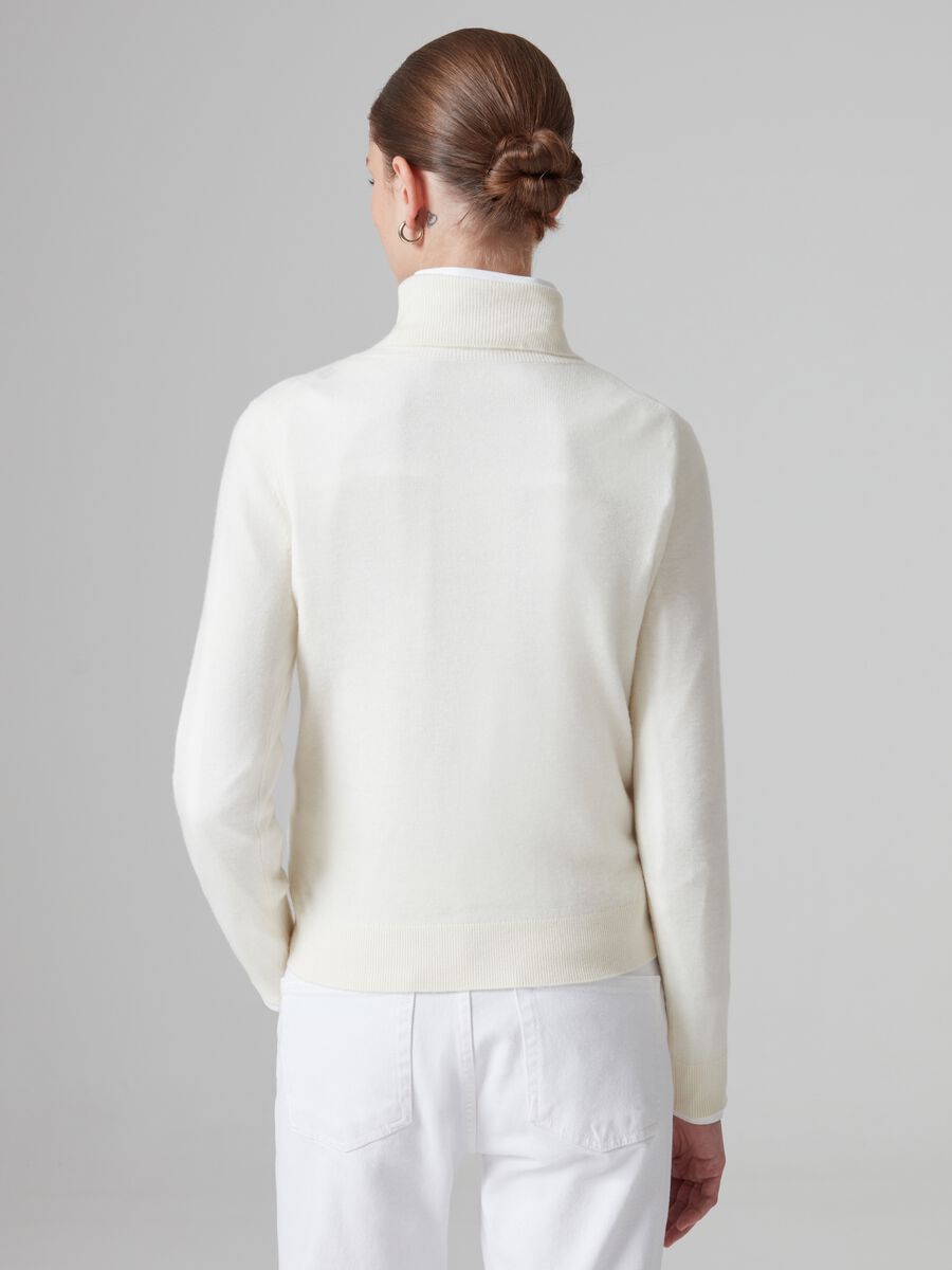 High-neck 100% cotton pullover_2