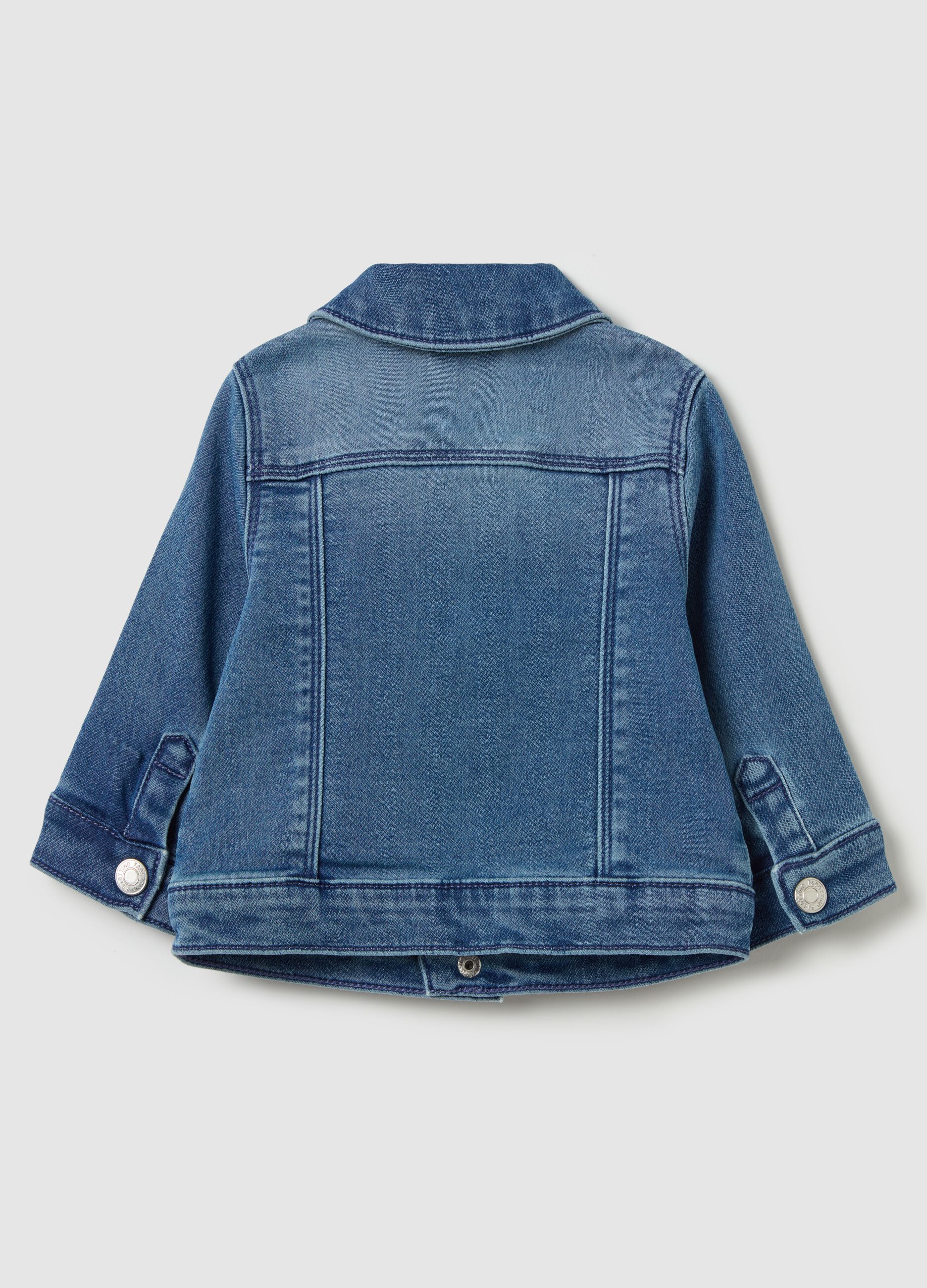 Jacket in French Terry denim