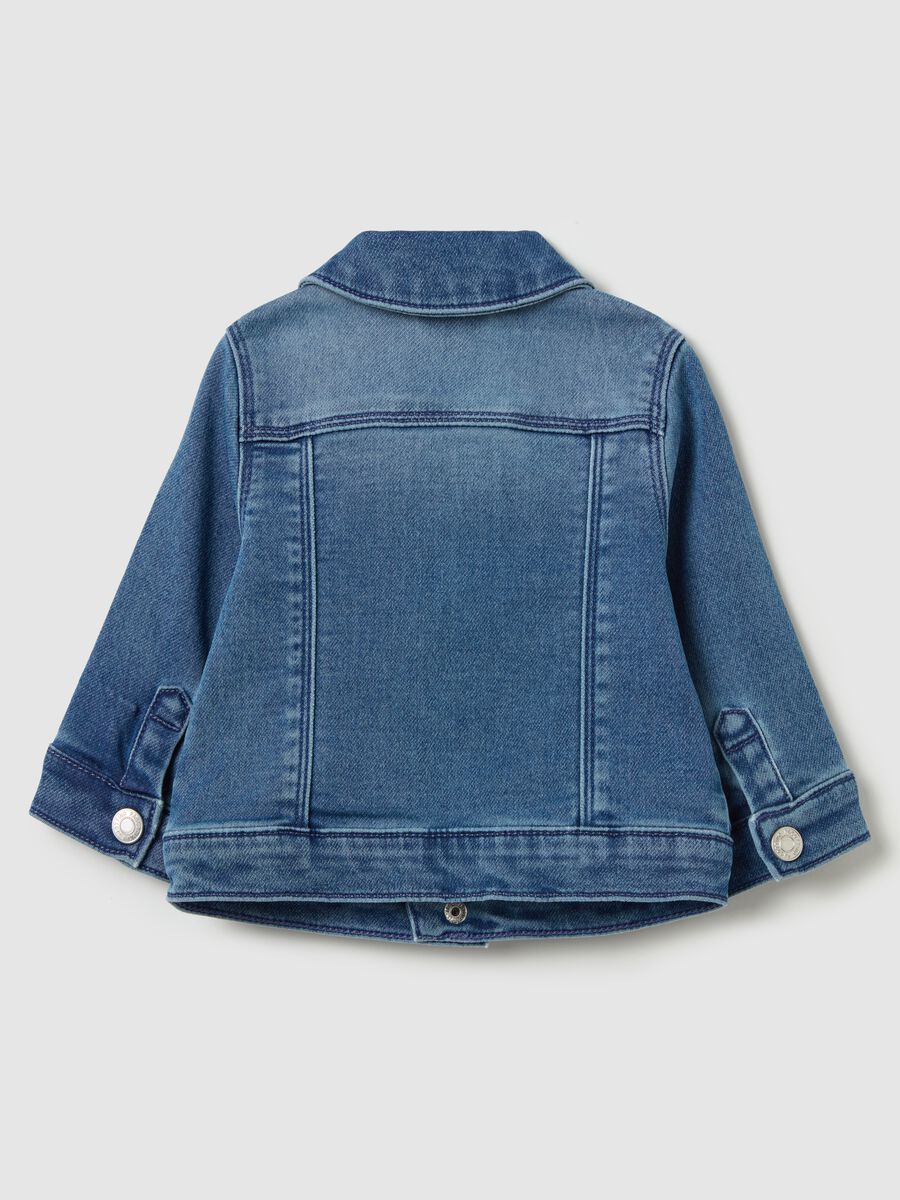 Jacket in French Terry denim_1