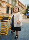 Baby Girl Beige Vest Regular Fit_0