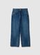 Pure Cotton Blue Baggy Fit Jeans_5
