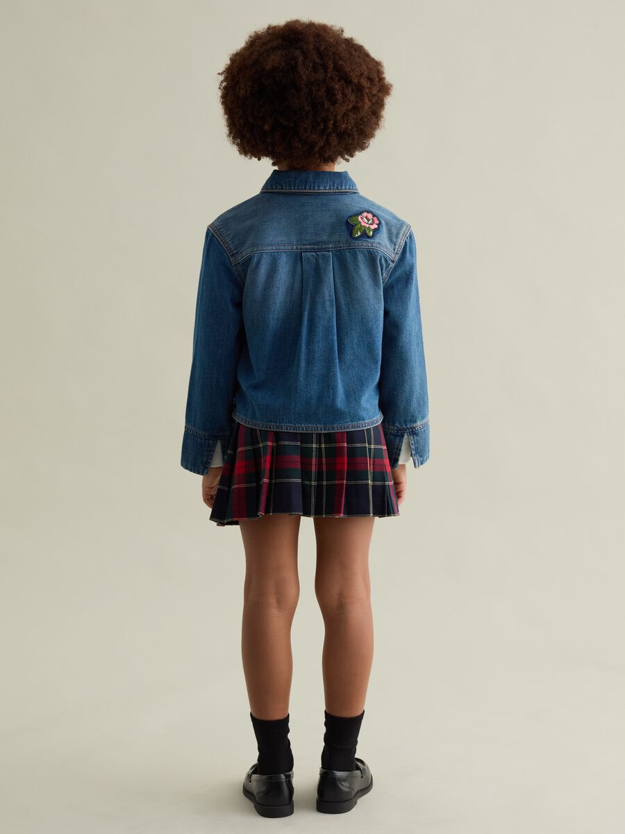 Denim jacket with sequins and gems_1