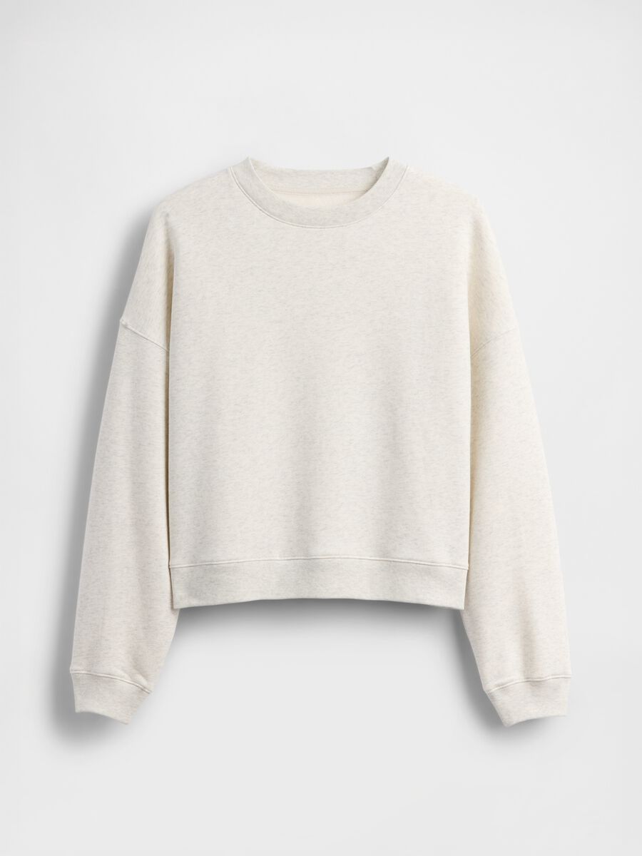 White cotton blend sweatshirt_4