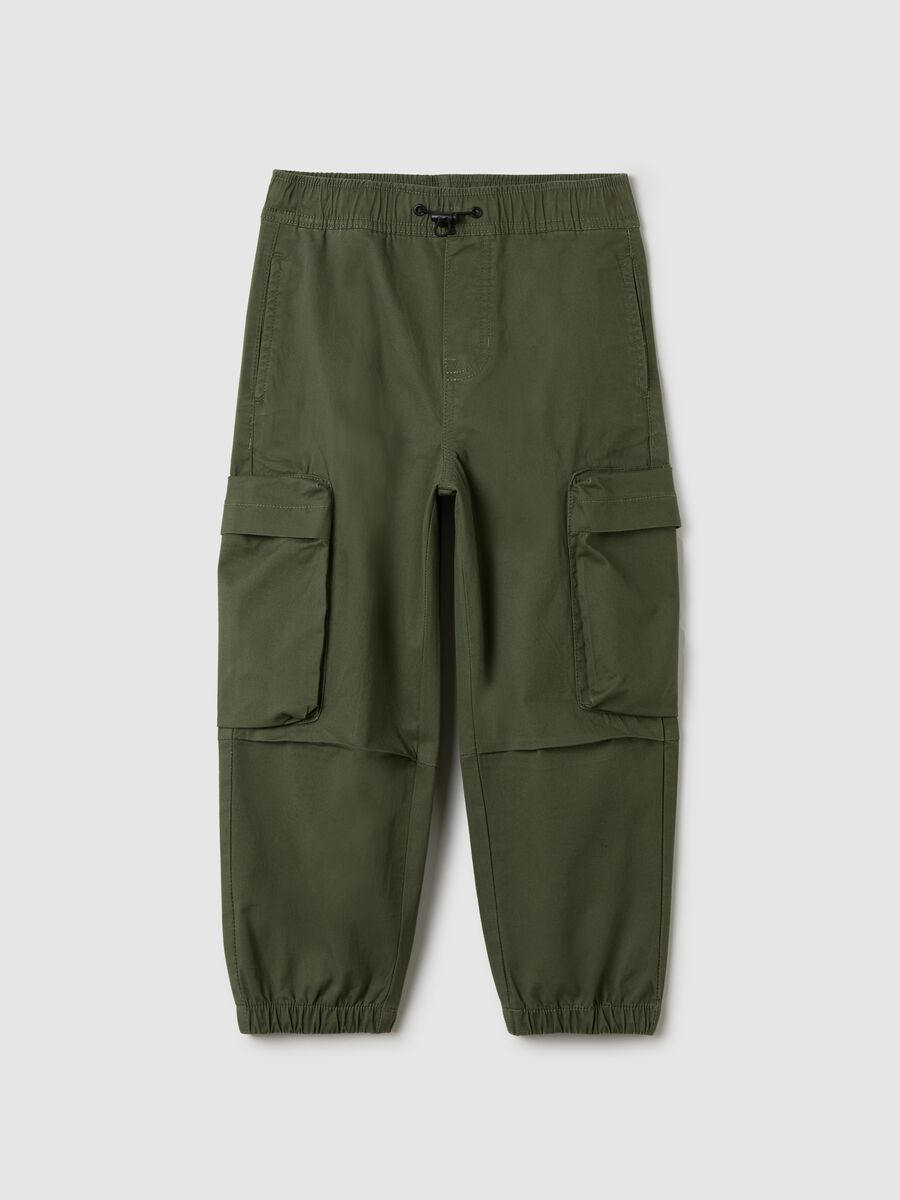 Parachute joggers with drawstring_0