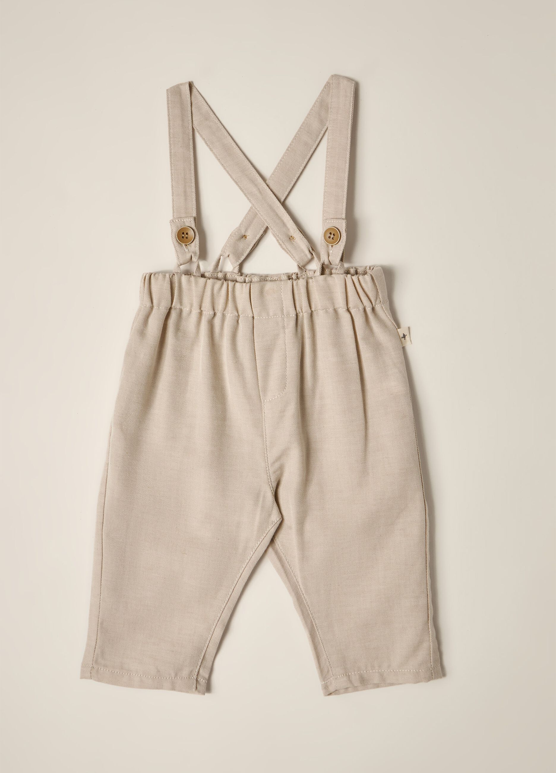 IANA Baby Linen Blend Twill Trousers