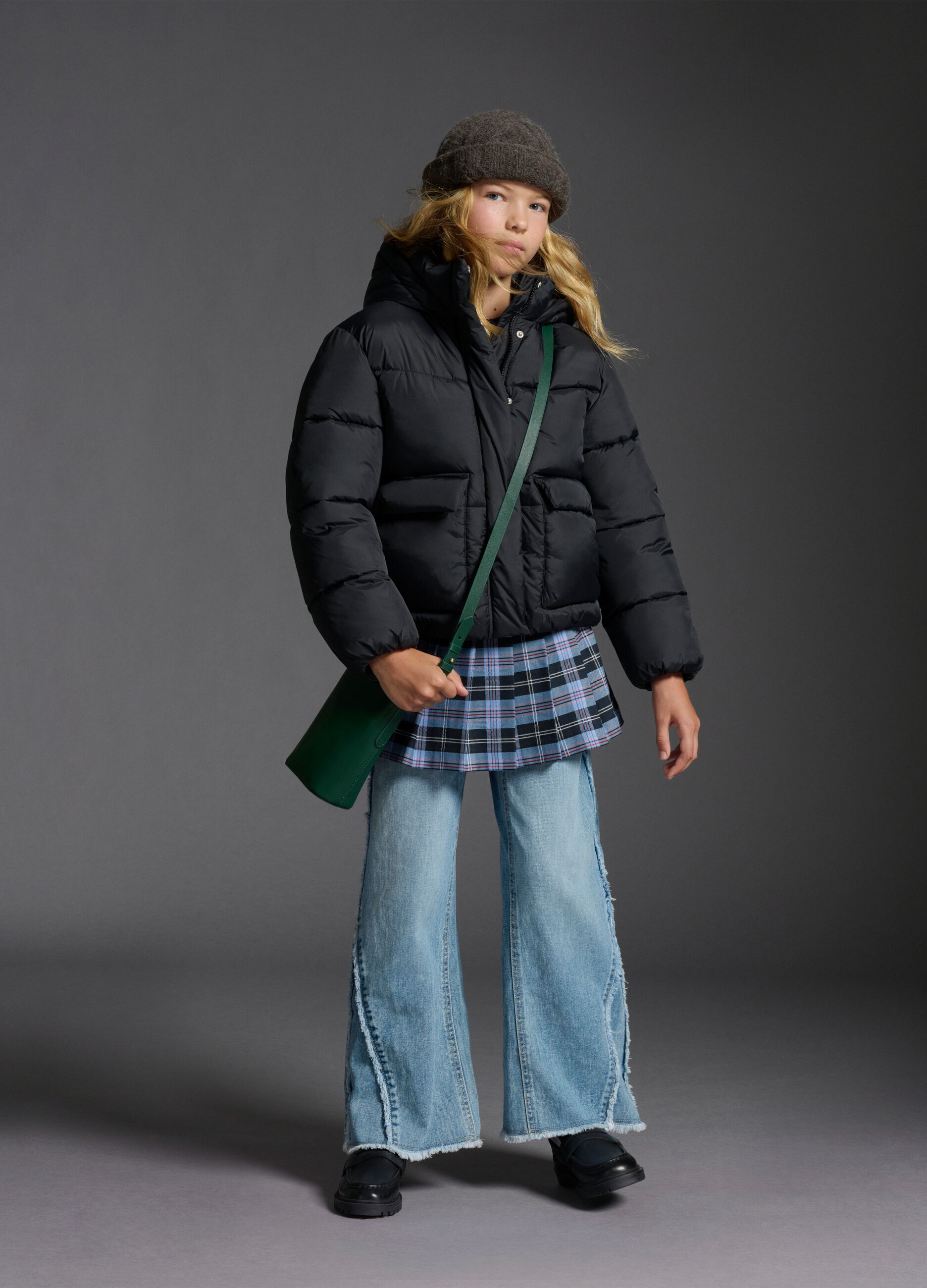 The Iconic Black Puffer Jacket for Girls with Hood