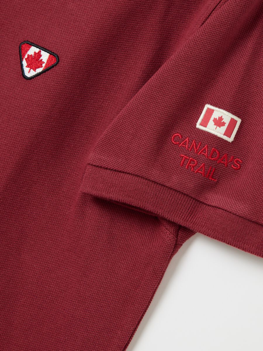 Piquet polo shirt with embroidered logo_5