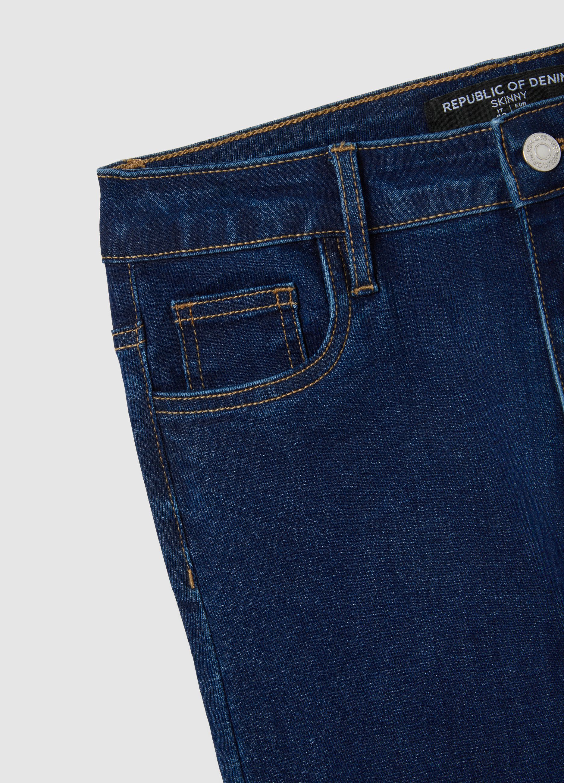 Women's Skinny Fit Black Denim Jeans