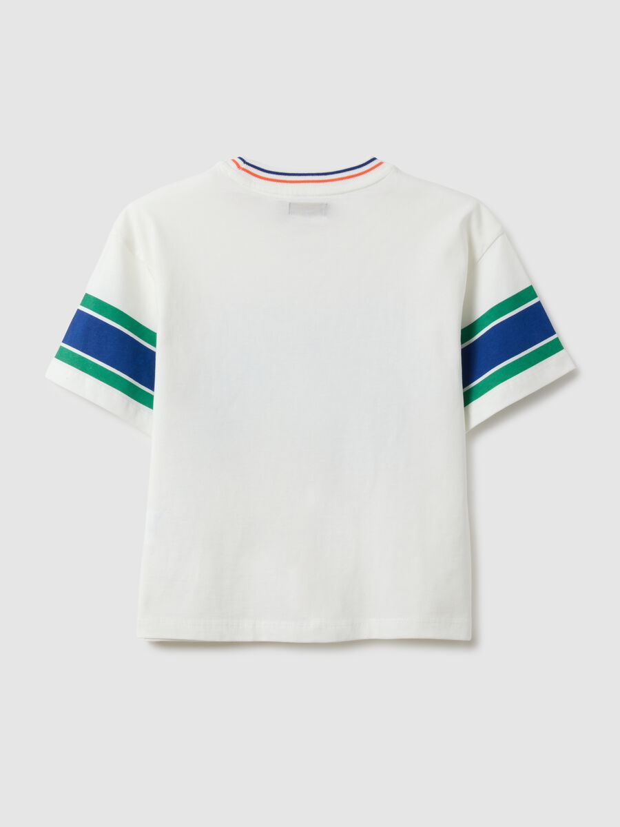 Kids' regular fit multicolour pure cotton T-shirt_1