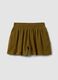 Brown pure cotton shorts_0