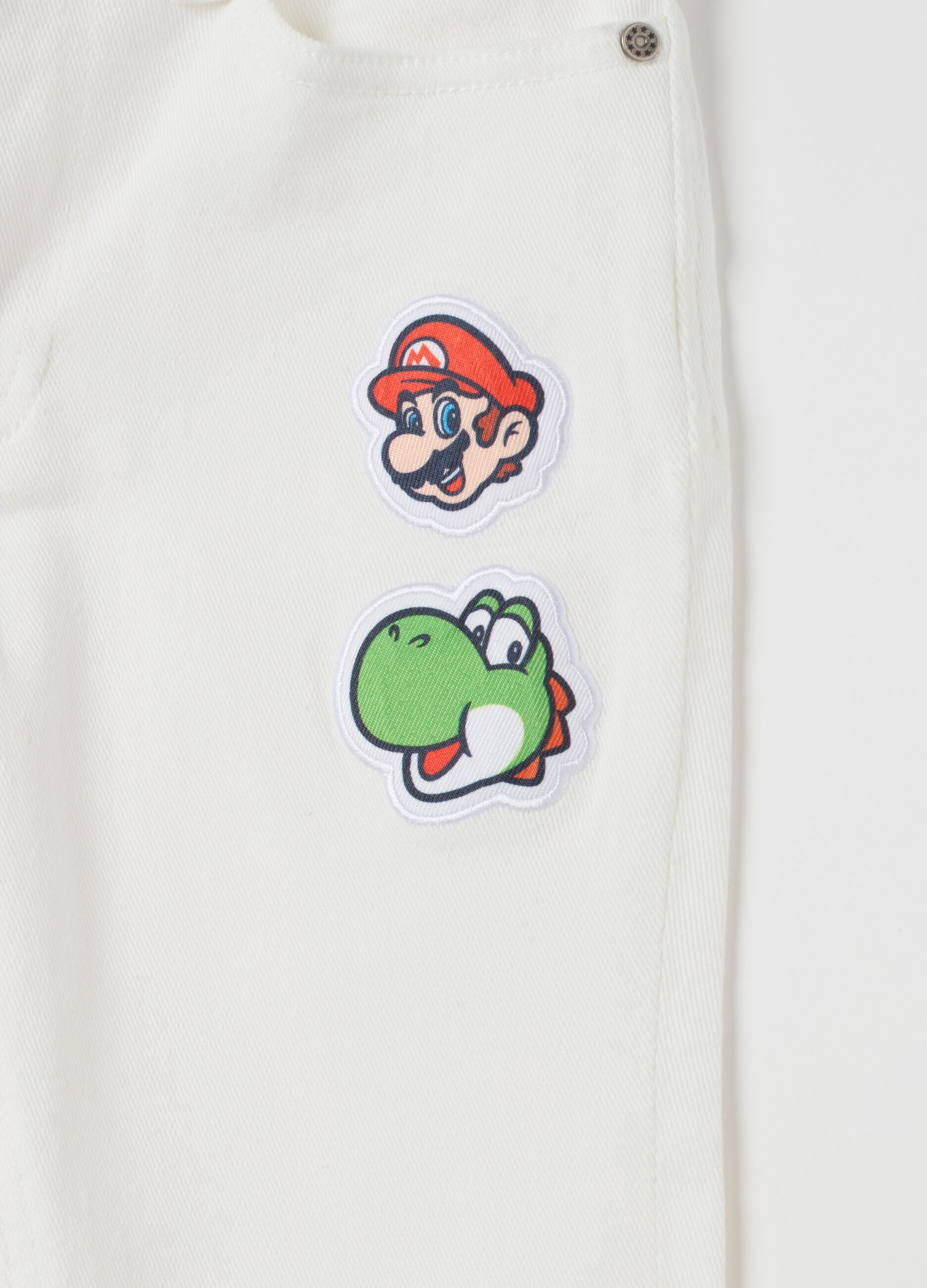 Five-pocket jeans with Super Mario™ patch