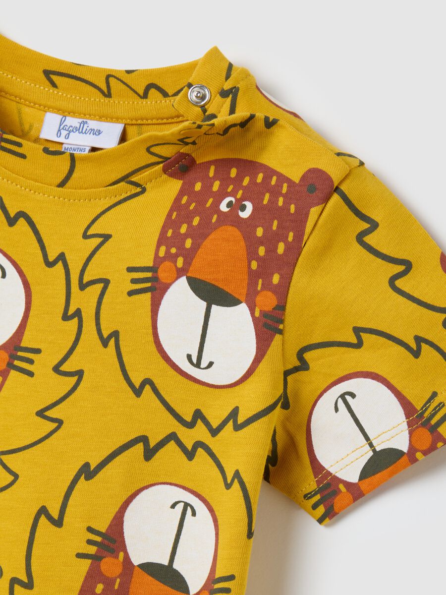 Children's pure cotton multicolour regular fit T-shirt_2