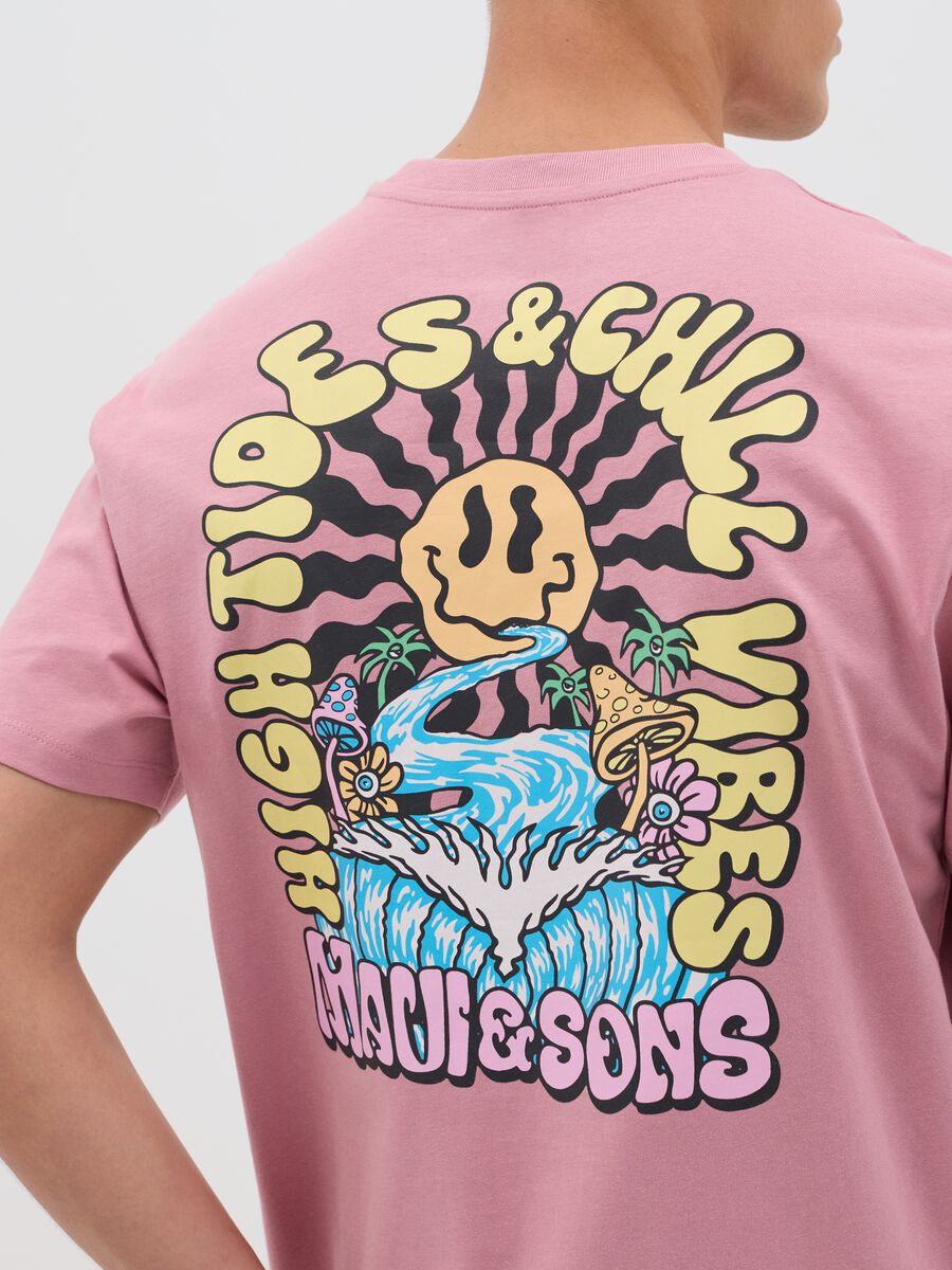 Pink short-sleeve cotton Ovs T-shirt_3